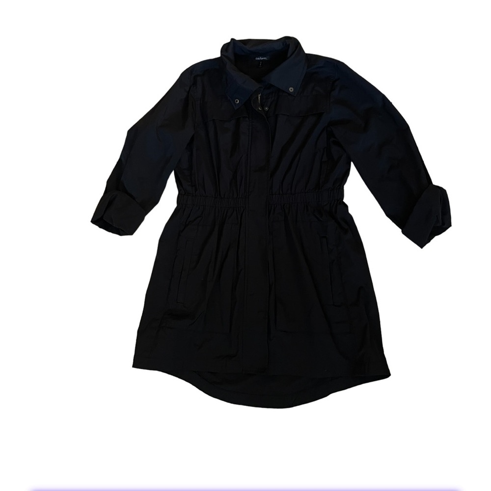 Daisy Fuentes Black Parka Jacket Y3-58